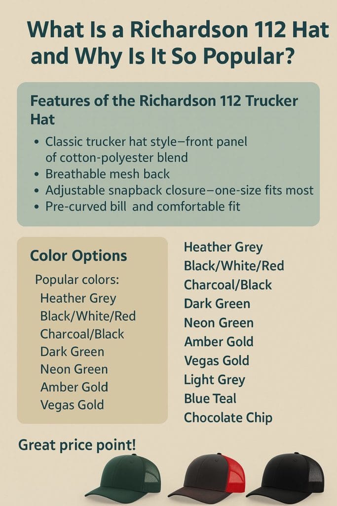 infographic of information on the Richardson 112