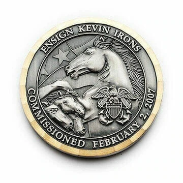 horse minted coin