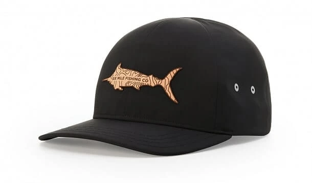 leather patch hat