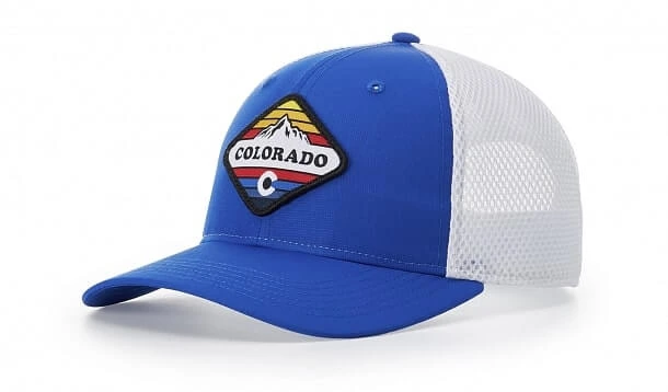 222 mesh back patch cap