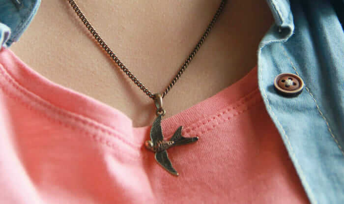 custom made bird pendant 