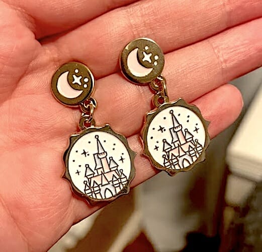 custom castle earrings