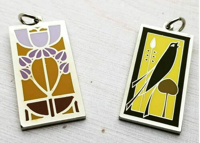 hard enamel pendants