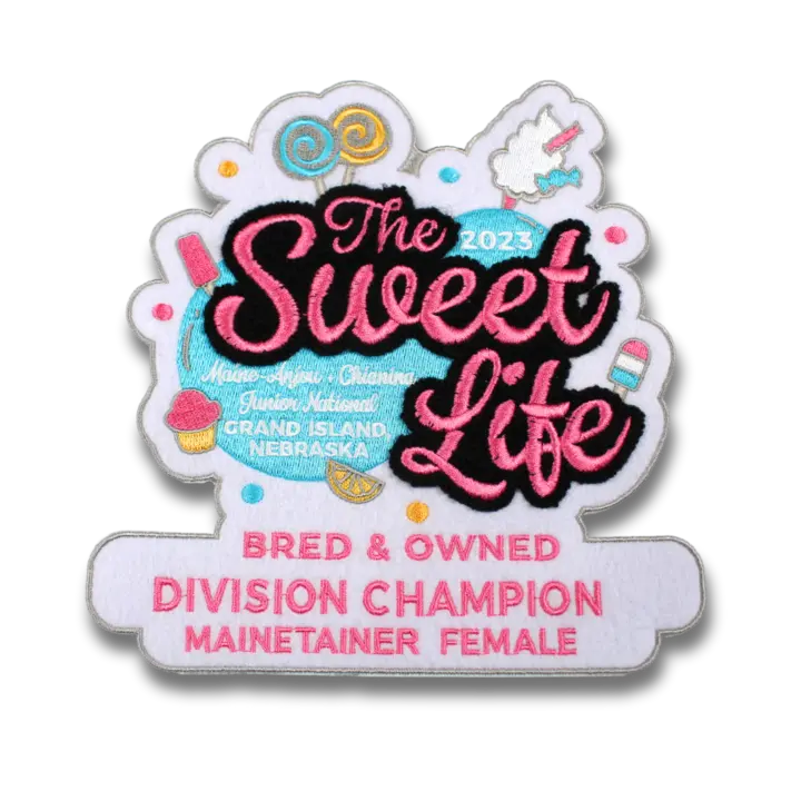 sweet life patch in pink