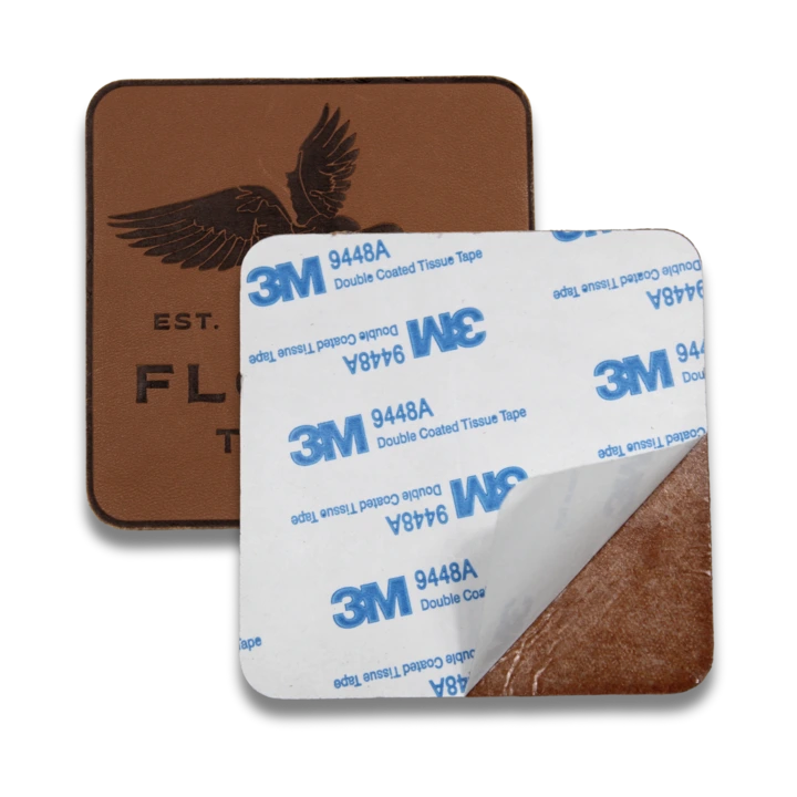 dark leather custom backing