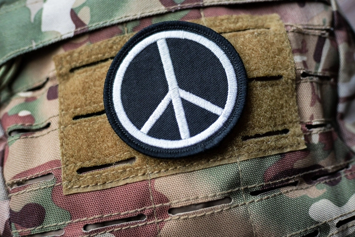 peace custom military patch
