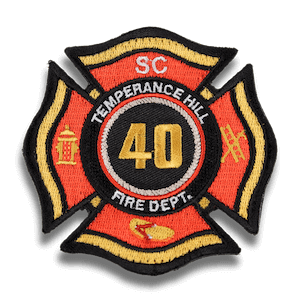 firefighter embroidered patch