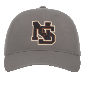 custom football patch on dad hat