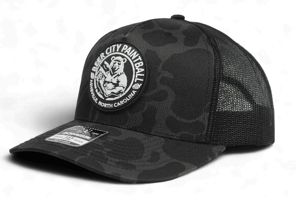 Black Camo 112 with PVC rubber patch