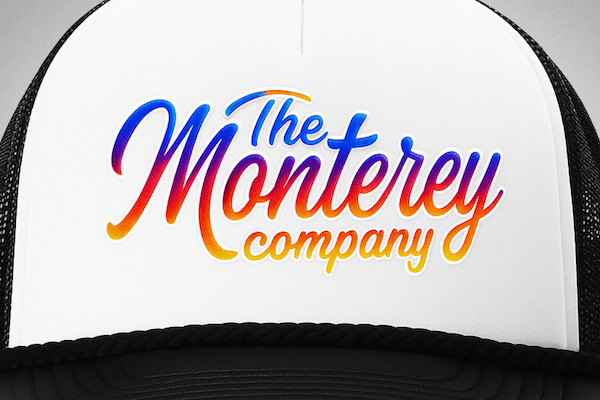 DTF Print on white and black foam trucker hat