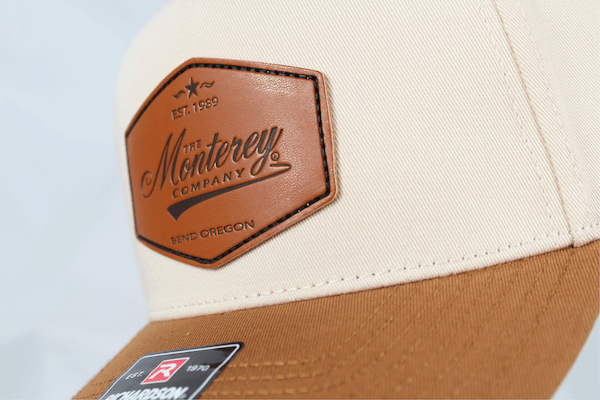 Richardson hat with Monterey leather patch