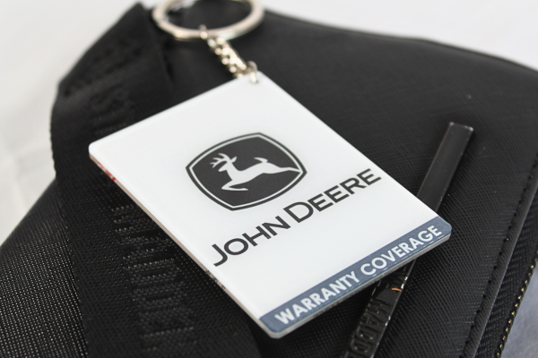 custom John Deere acrylic keychain image