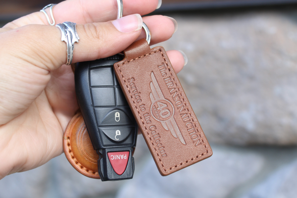 aviation leather keychain